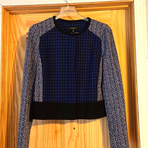 Ann Taylor Jackets & Blazers - Mixed pattern wool blend jacket